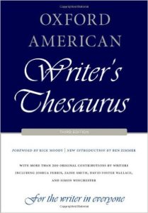 ozford american writers thesaurus